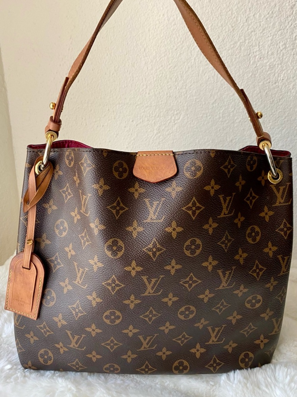 ❤️ Louis Vuitton Monogram Graceful PM Pivoine - Picture 8 of 17